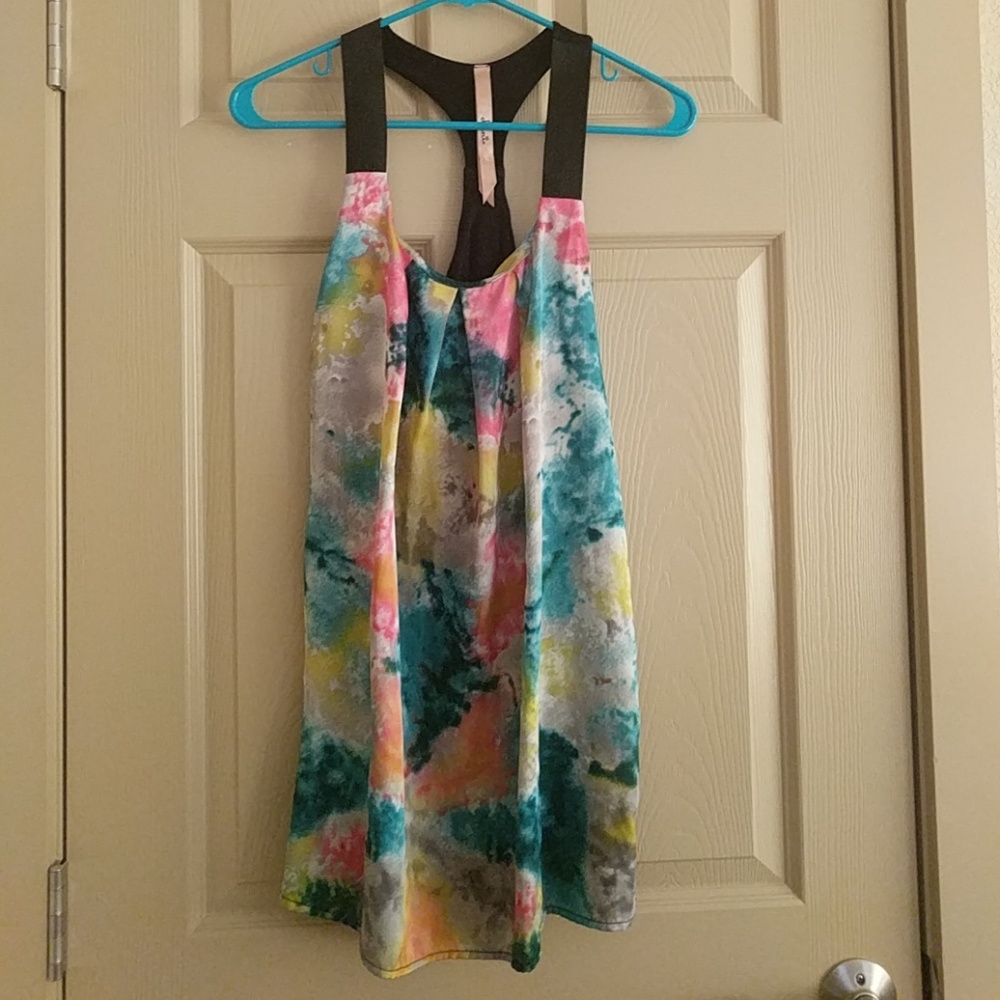 Tie-dye mini dress/long shirt